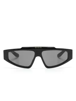 Солнцезащитные очки с узором GG Supreme Gucci Eyewear, черный