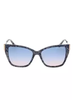 Солнцезащитные очки с узором «кошачий глаз» Marciano, синий