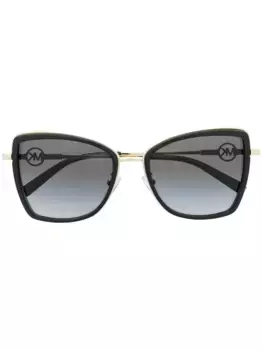 Солнцезащитные очки с затемненными линзами MICHAEL KORS, черный