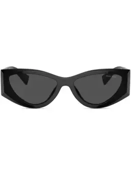 Солнцезащитные очки с затемненными линзами Miu Miu Eyewear, черный