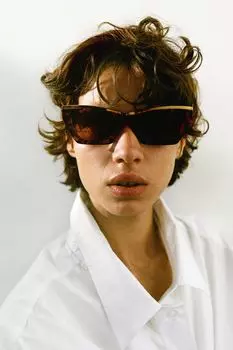 Солнцезащитные очки с жемчугом H&M, коричневый