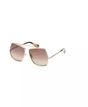 Солнцезащитные очки с золотистым градиентом Max Mara, желтый