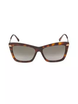Солнцезащитные очки Sady «кошачий глаз» 56MM Jimmy Choo, цвет Havana