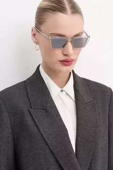 Солнцезащитные очки Saint Laurent, бежевый