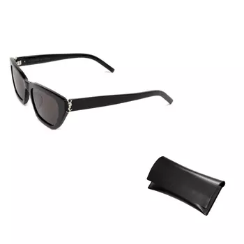 Солнцезащитные очки Saint Laurent Cat-Eye Frame, черный