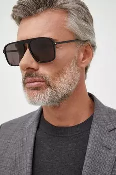 Солнцезащитные Очки Saint Laurent, черный