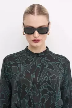 Солнцезащитные очки Saint Laurent, черный