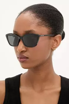 Солнцезащитные очки Saint Laurent, черный