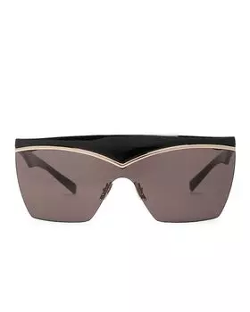 Солнцезащитные очки Saint Laurent Mask, черный