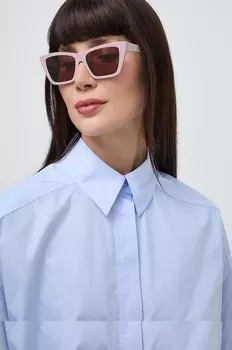 Солнцезащитные очки Saint Laurent, розовый