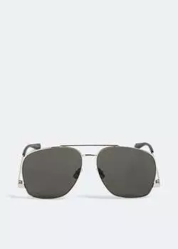 Солнцезащитные очки Saint Laurent SL 653 Leon, серый