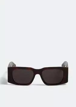 Солнцезащитные очки Saint Laurent SL 654, коричневый