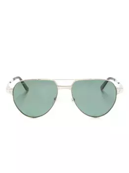 Солнцезащитные очки Santos de Cartier Cartier Eyewear, золотой