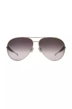Солнцезащитные очки Sardine Bottega Veneta, silver & grey