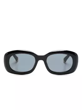 Солнцезащитные очки SC40080I в прямоугольной оправе Stella McCartney Eyewear, черный
