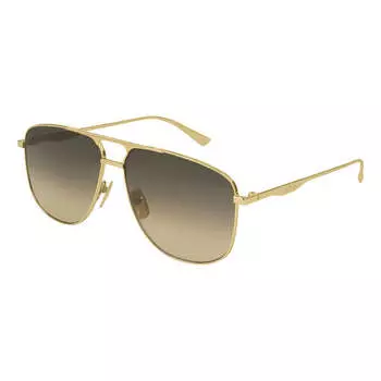 Солнцезащитные очки series business travel version lens aviator gold color Gucci, золотой