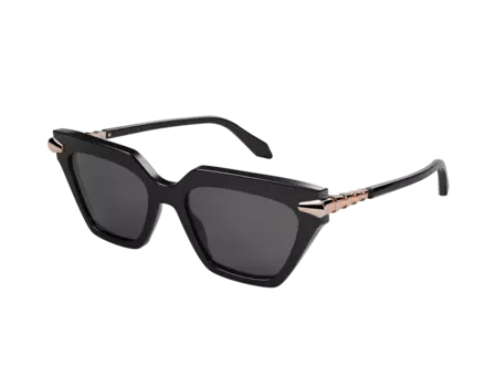 Солнцезащитные очки Serpenti Bvlgari, черный