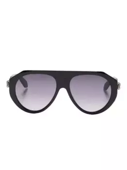 Солнцезащитные очки Serpenti Bvlgari, черный