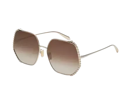 Солнцезащитные очки Serpenti Bvlgari, коричневый