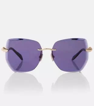 Солнцезащитные очки Serpenti Viper oversize Bvlgari