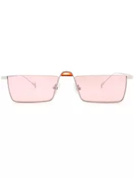 Солнцезащитные очки ShIBUYA в прямоугольной оправе Eyepetizer, серебряный