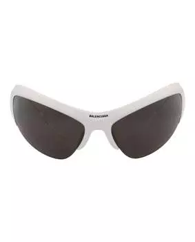Солнцезащитные очки Shield-Frame Bio Injection Balenciaga, цвет white silver grey