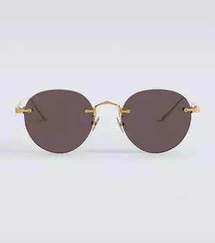Солнцезащитные очки signature c de cartier круглой формы Cartier Eyewear Collection, золото