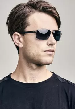 Солнцезащитные очки Sinner, черный металлик