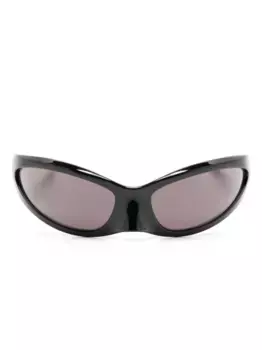 Солнцезащитные очки Skin в оправе 'кошачий глаз' Balenciaga Eyewear, черный