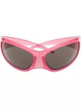 Солнцезащитные очки Skin XXL в оправе 'кошачий глаз' Balenciaga Eyewear, розовый