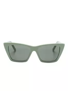 Солнцезащитные очки SL276 в оправе 'кошачий глаз' Saint Laurent Eyewear, зеленый