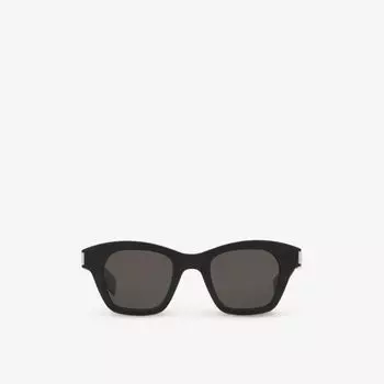 Солнцезащитные очки sl592 в квадратной оправе из ацетата ацетата Saint Laurent, черный