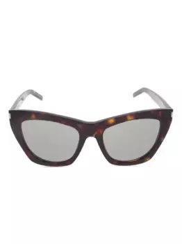 Солнцезащитные очки SL 214 Kate в оправе 'кошачий глаз' Saint Laurent Eyewear, коричневый