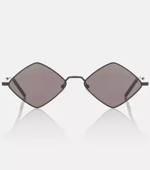 Солнцезащитные очки SL 302 Lisa в форме ромба Saint Laurent, черный
