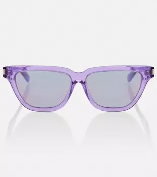 Солнцезащитные очки SL 462 Sulpice в оправе «кошачий глаз» Saint Laurent, фиолетовый
