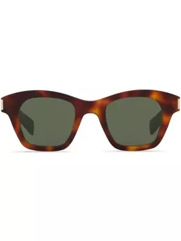 Солнцезащитные очки SL 592 Saint Laurent Eyewear, зеленый