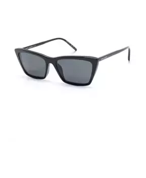 Солнцезащитные очки SL 737 из слюды 001 Saint Laurent, черный