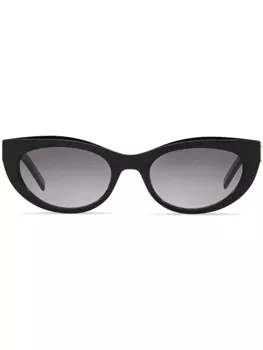 Солнцезащитные очки SL M115 в оправе 'кошачий глаз' Saint Laurent Eyewear, черный