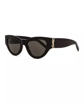 Солнцезащитные очки SL M94 Saint Laurent, цвет Shiny Black