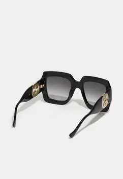 Солнцезащитные очки СОЛНЦЕЗАЩИТНЫЕ ОЧКИ GG OVERSIZED SQUARE из ацетата Gucci, цвет black-black-grey