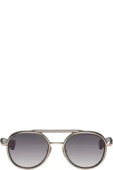 Солнцезащитные очки SPACECRAFT золотисто-серого цвета Dita