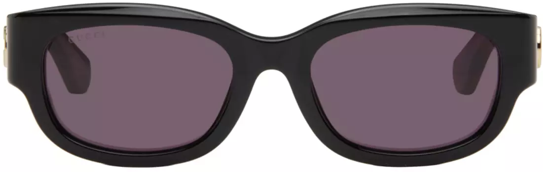 Солнцезащитные очки Specialized Fit Oval черного и красного цвета Gucci