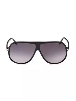 Солнцезащитные очки Spencer 62MM Pilot Tom Ford, черный