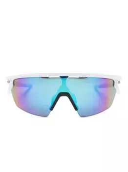 Солнцезащитные очки Sphaera в массивной оправе Oakley, белый