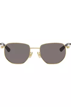 Солнцезащитные очки Split metal Bottega Veneta, золотой