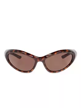 Солнцезащитные очки Sporty B Balenciaga Eyewear, коричневый