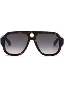 Солнцезащитные очки Starlight Philipp Plein, коричневый