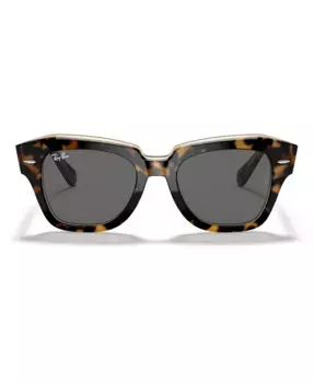 Солнцезащитные очки STATE STREET, модель RB2186 Ray-Ban, коричневый