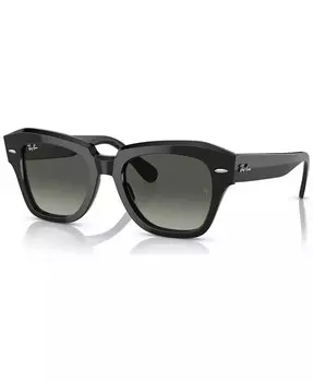 Солнцезащитные очки State Street унисекс Ray-Ban, черный