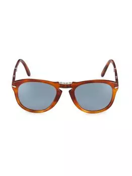Солнцезащитные очки Steve McQueen 54MM Pilot Persol, коричневый
